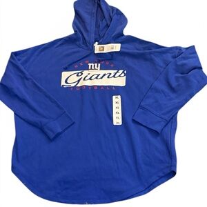 NWT NFL Women’s XL New York Giants Royal Blue Hoodie